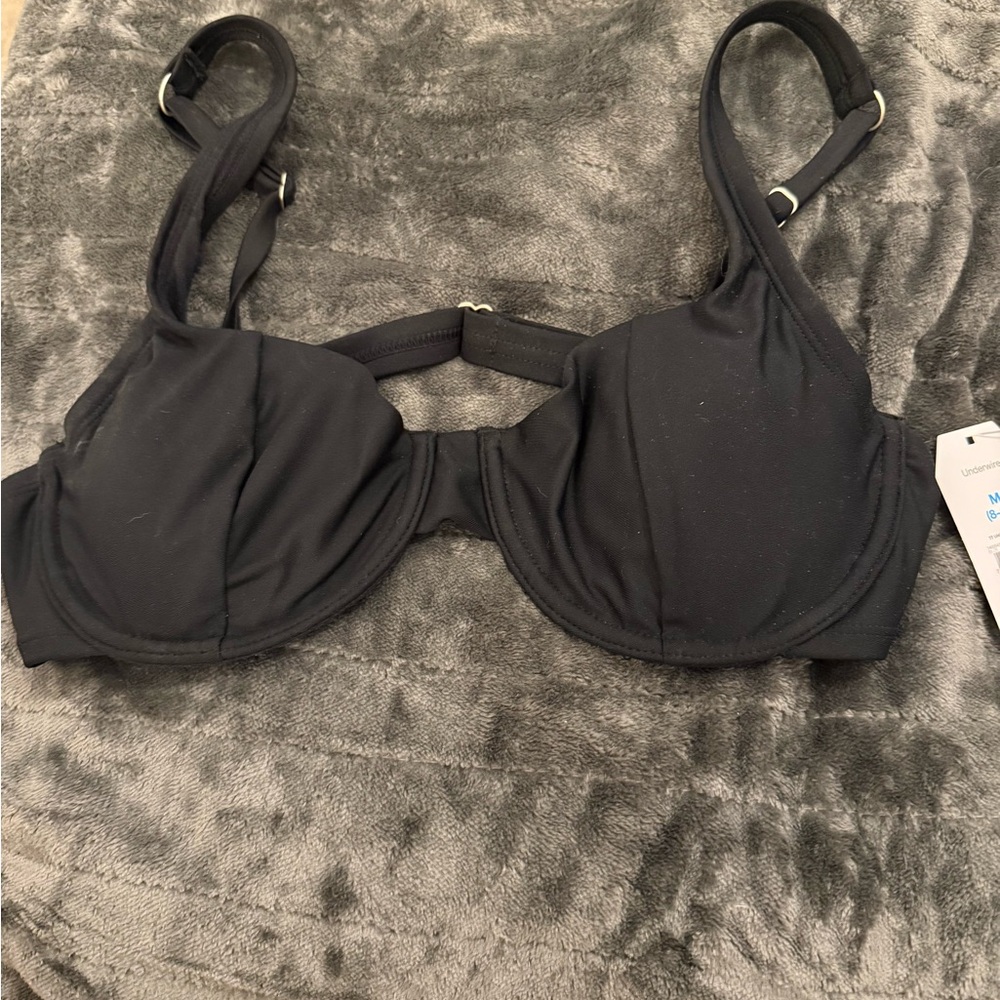 Black Women's Swim Top